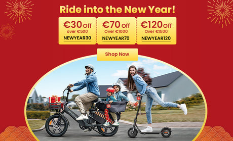 Ride into the New Year 2025: Unmissable Deals on eBikes, eScooters, and More!