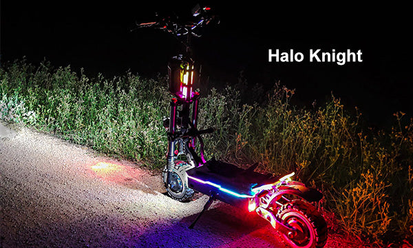 halo knight led off road electric scooter oolactive