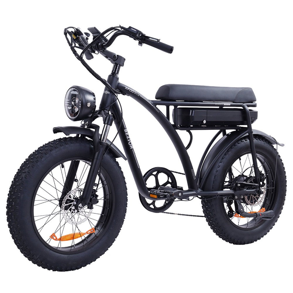 Bezior XF001 Plus Electric Bike 20" Fat Tires 1000W Motor 48V 17.5Ah Battery