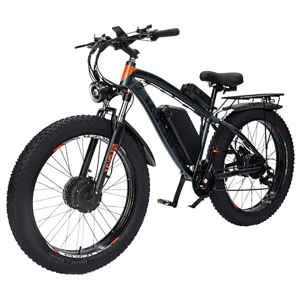 GUNAI GN88 Electric Bike 26" Tires Dual 1000W Motors 48V 22Ah Battery