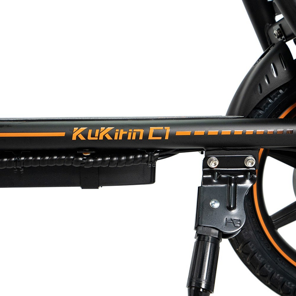 KuKirin C1 Electric Scooter with Rear Basket 14" Tire 350W Motor 48V 15Ah Battery