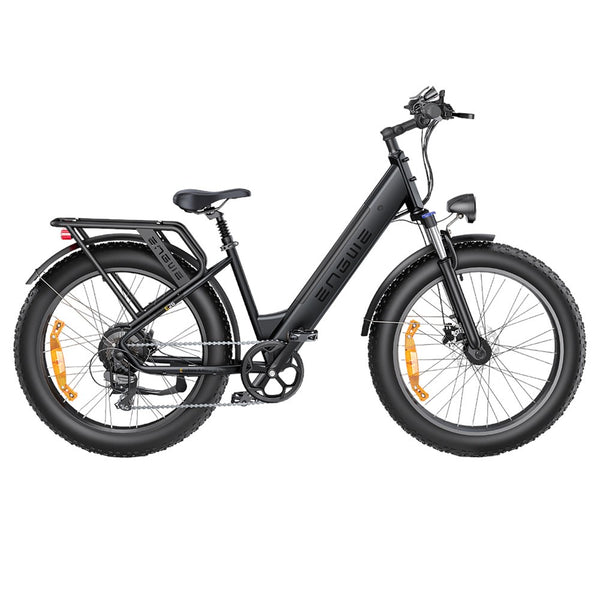 Bicicleta eléctrica ENGWE E26 de 26'', neumáticos gruesos, motor de 250W, batería de 48V y 16Ah