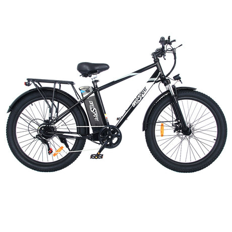 Bicicleta eléctrica ONESPORT OT13 de 26 pulgadas, neumáticos gruesos, motor de 350W, batería de 48V 15A