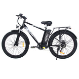 Bicicleta eléctrica ONESPORT OT13 de 26 pulgadas, neumáticos gruesos, motor de 350W, batería de 48V 15A