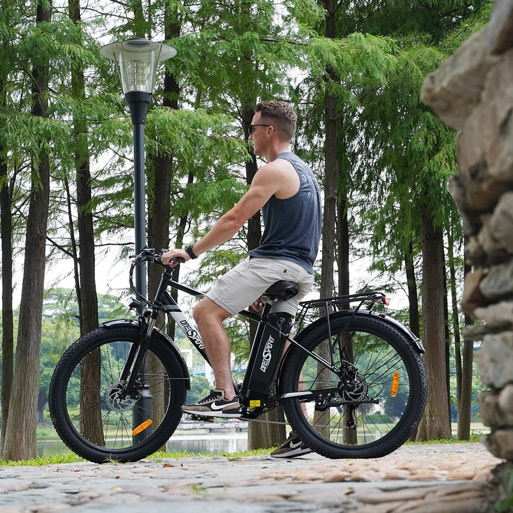 ONESPORT OT13 Electric Bike 26" Fat Tires 350W Motor 48V 15Ah Battery