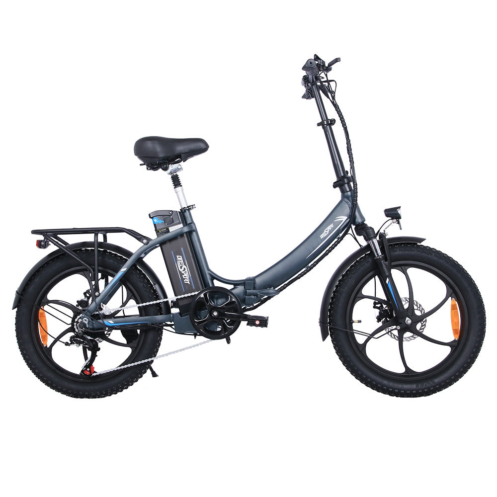 Bicicleta eléctrica ONESPORT OT16 de 20'', neumáticos gruesos, motor de 350W, batería de 48V 15A