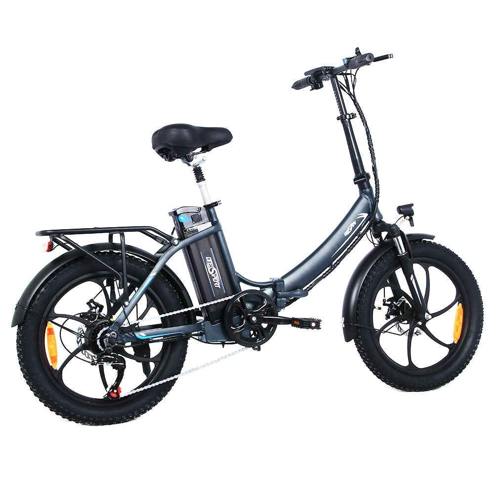 Bicicleta eléctrica ONESPORT OT16 de 20'', neumáticos gruesos, motor de 350W, batería de 48V 15A