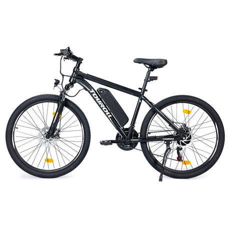 Turoll U1 Elektro-Mountainbike, 250-W-Motor, 36-V-13-Ah-Batterie