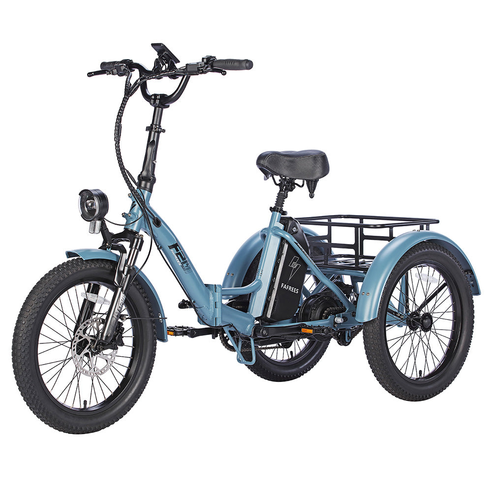 Fafrees F20 Mate Foldable Electric Cargo Tricycle 20" Tires 500W 48V 18.2Ah