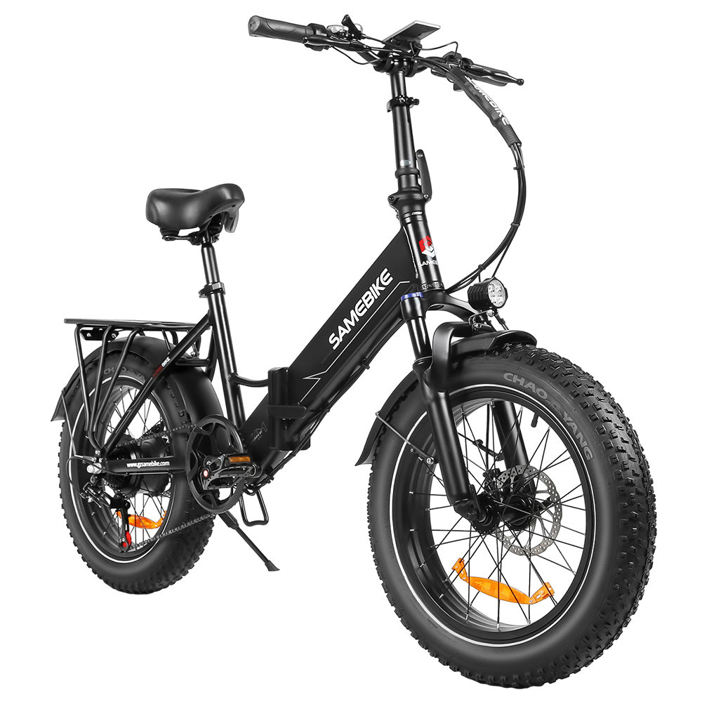 SAMEBIKE LOTDM200-II Folding Electric Bike 20" Fat Tires 750W Motor 48V 13Ah Battery