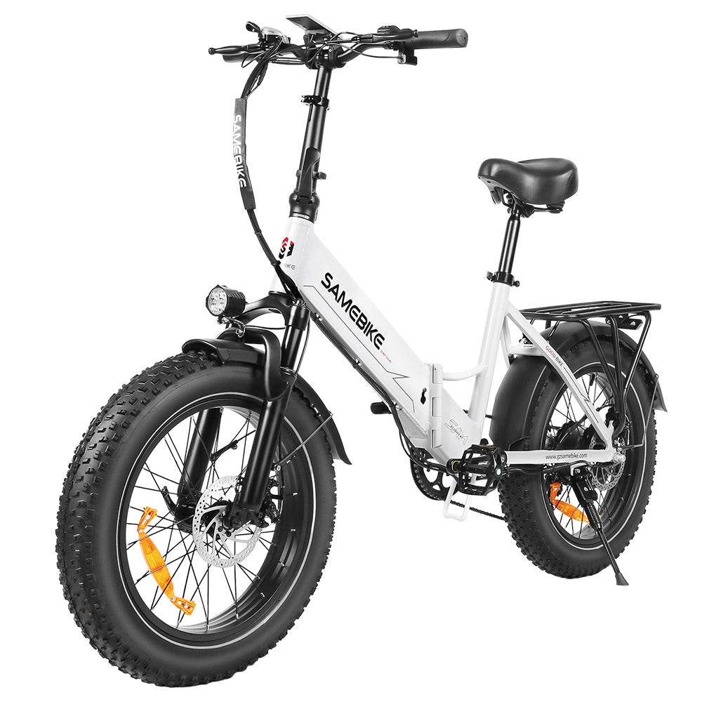 SAMEBIKE LOTDM200-II Folding Electric Bike 20" Fat Tires 750W Motor 48V 13Ah Battery