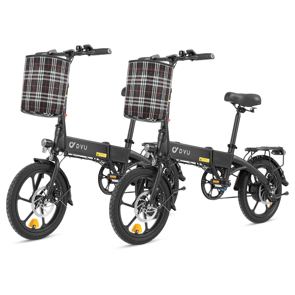 2-Pack DYU A1F Pro Electric City Bike Offer