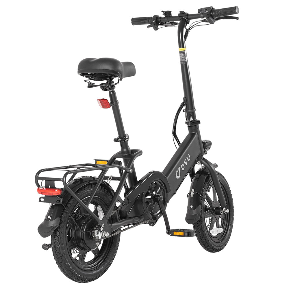 DYU C3 Folding Electric Bike 14" Tires 250W Motor 36V 7.5Ah Battery