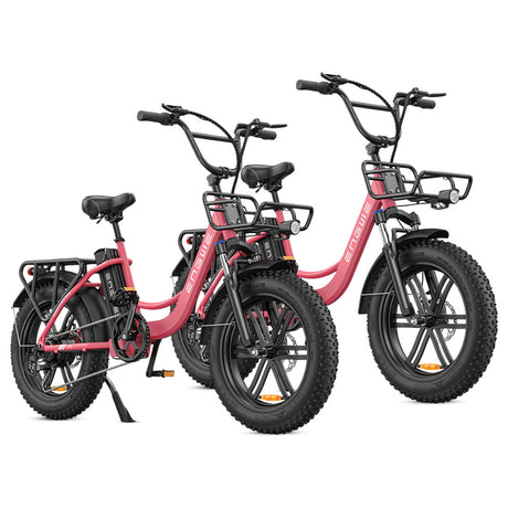 ENGWE L20 Bicicleta eléctrica paso a paso 20'' Neumáticos anchos Motor 250W Batería 48V 13Ah