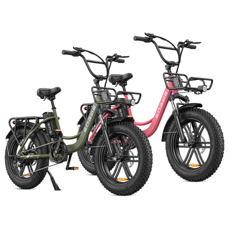 ENGWE L20 Elektro-Step-Thru-Fahrrad 20'' Fat Tires 250W Motor 48V 13Ah Batterie