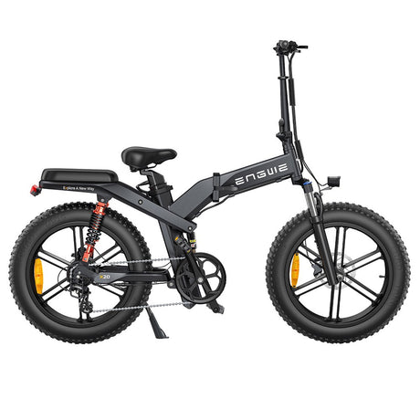 ENGWE X20 Electric Mountain Bike 20" Off-Road Fat Tires 750W Motor