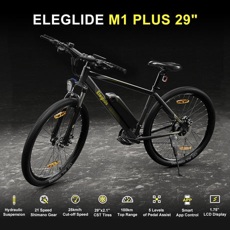 Eleglide M1 Plus E Mountainbike, 250-W-Motor, 36-V-12,5-Ah-Batterie