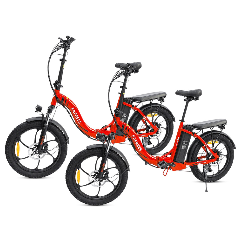 La bici eléctrica 20" de la ciudad de Fafrees F20 cansa la batería del motor 36V 15Ah de los neumáticos 250W