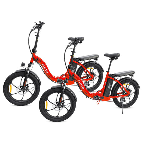 La bici eléctrica 20" de la ciudad de Fafrees F20 cansa la batería del motor 36V 15Ah de los neumáticos 250W