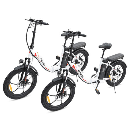 La bici eléctrica 20" de la ciudad de Fafrees F20 cansa la batería del motor 36V 15Ah de los neumáticos 250W