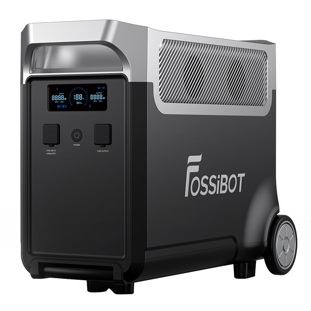 FOSSiBOT F3600 Pro Portable Power Station + Two FB3840 Expansion Battery + SP420 18V 420W Solar Panel