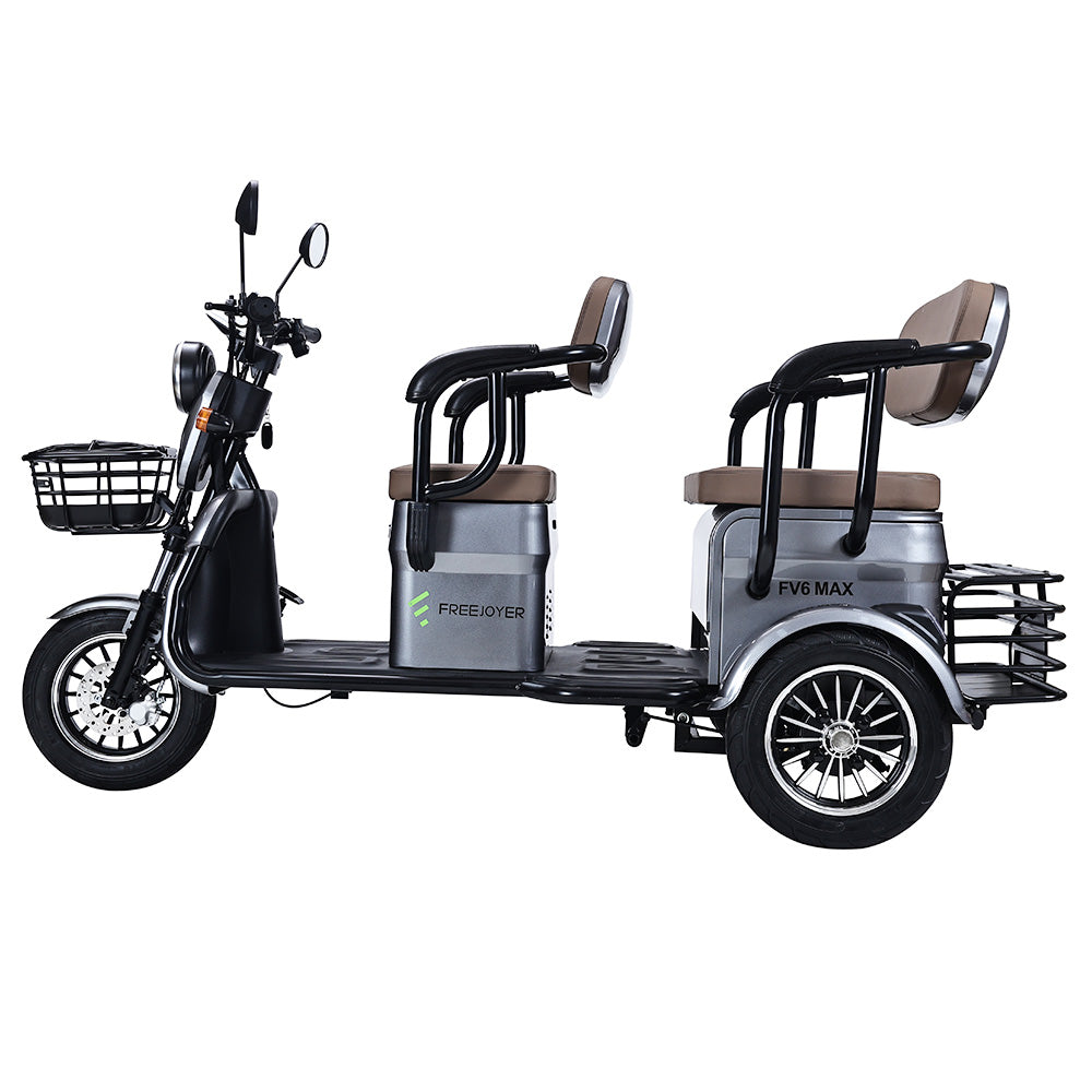 Freejoyer FV6 Max Electric Tricycle 1800W Motor 72V 20Ah Battery