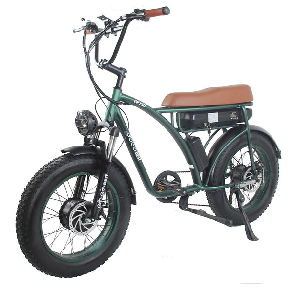 GOGOBEST GF750 Electric Bike 20" Tires Dual 1000W Motors 48V 17.5Ah Battery