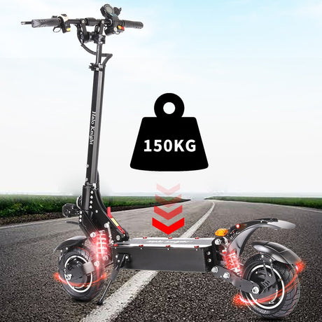 Halo Knight T108 Electric Scooter 10" Tires Dual 1000W Motors 52V 28.8Ah Battery