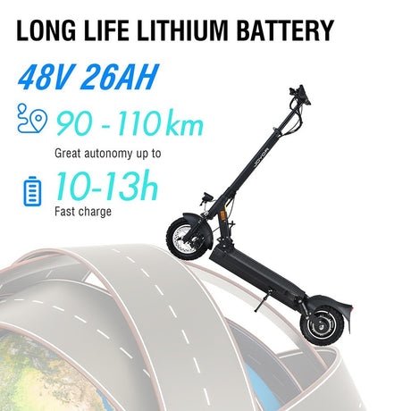 JOYOR Y8S Electric Scooter with ABE 10'' Tires 500W Motor 48V 26Ah Battery