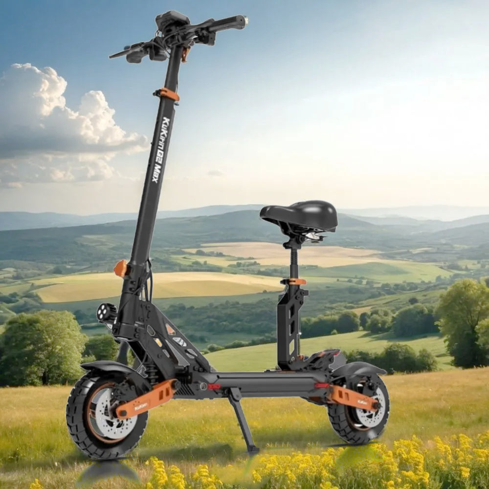 KuKirin G2 MAX Scooter Eléctrico con Asiento 10'' Neumáticos 1000W Motor 48V 20Ah Batería