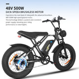 ONESPORT ONES3 Electric Bike 20" Tires 500W Motor 48V 15Ah Battery