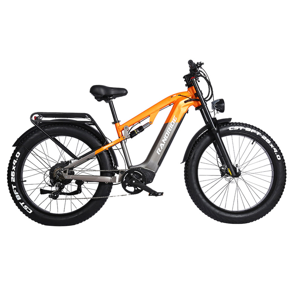 RANDRIDE YX80 Electric Mountain Bike 26" Tires 1500W Brushless Motor 48V 20Ah Battery