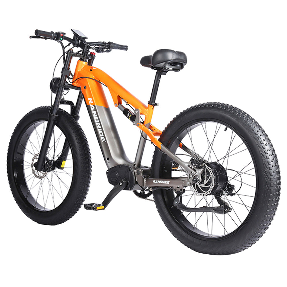 RANDRIDE YX80 Electric Mountain Bike 26" Tires 1500W Brushless Motor 48V 20Ah Battery