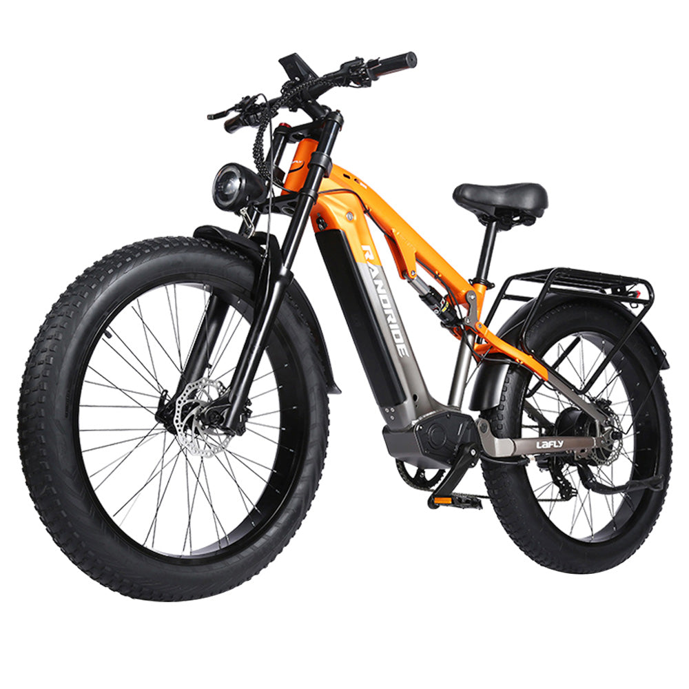 RANDRIDE YX80 Electric Mountain Bike 26" Tires 1500W Brushless Motor 48V 20Ah Battery