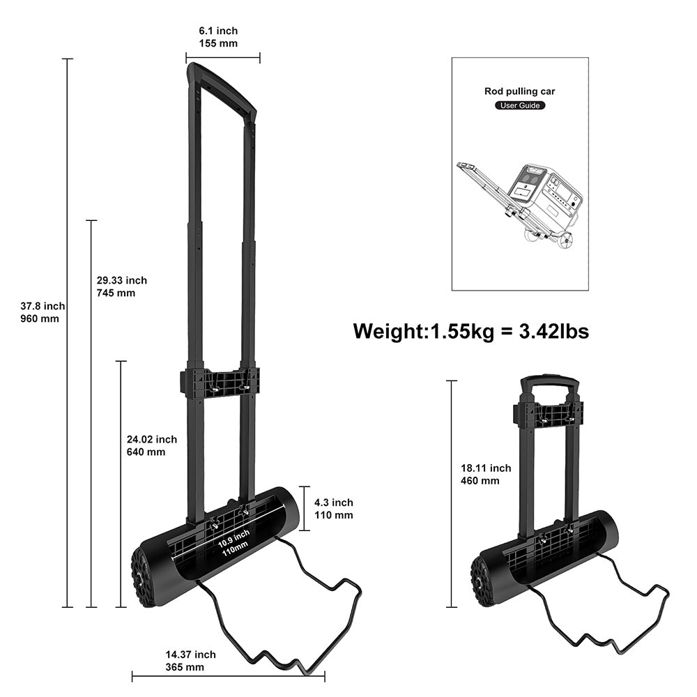 SolarPlay T01 Folding Trolley Trailer