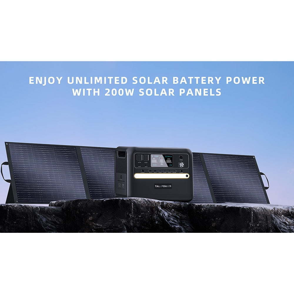 TALLPOWER TP200 200W Portable Foldable Solar Panel