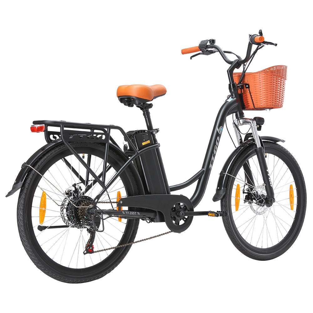 TTGO YY-26ST Electric Bike 26" Tires 250W Motor 36V 14.5Ah Battery