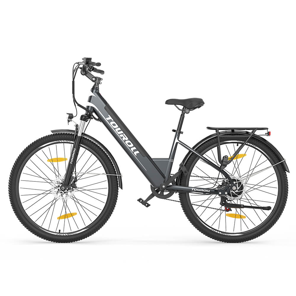 Touroll J1 ST Bicicleta de trekking eléctrica 27,5'' batería del motor 36V 15.6Ah 250W