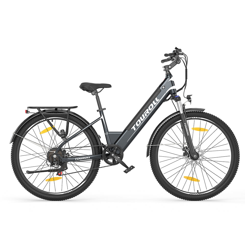 Touroll J1 ST Bicicleta de trekking eléctrica 27,5'' batería del motor 36V 15.6Ah 250W