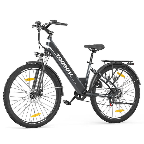 Touroll J1 ST Bicicleta de trekking eléctrica 27,5'' batería del motor 36V 15.6Ah 250W