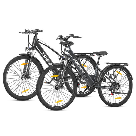 Touroll J1 ST Bicicleta de trekking eléctrica 27,5'' batería del motor 36V 15.6Ah 250W