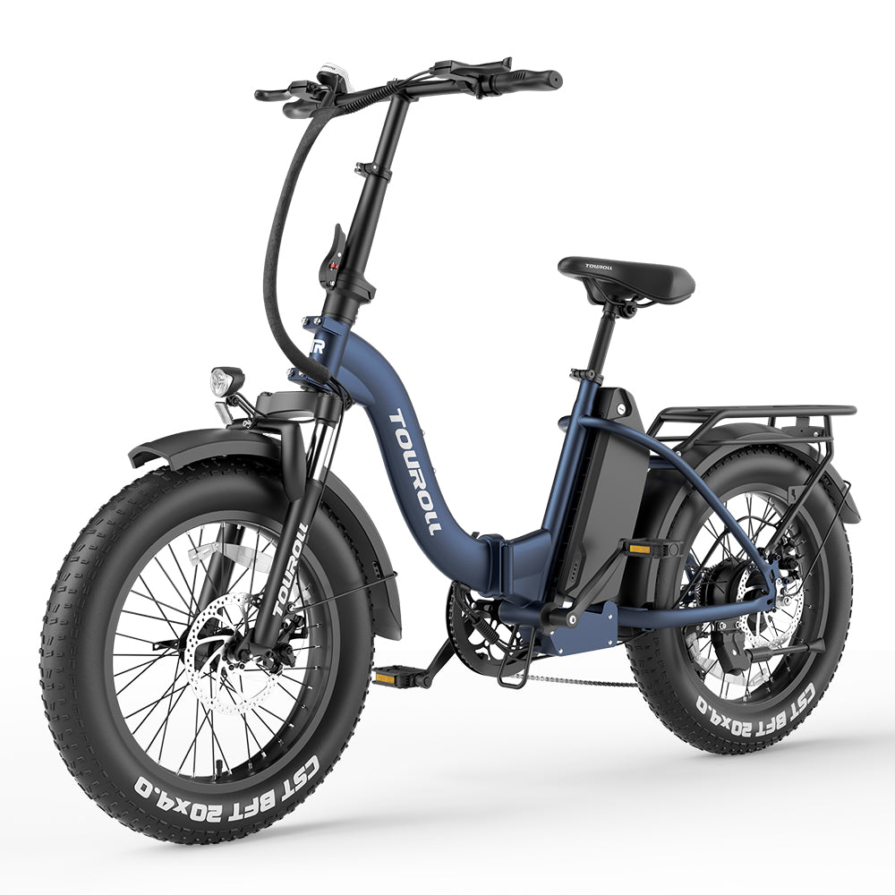 Touroll S2 Folding Electric Bike 20" 250W Motor 48V 15Ah Battery