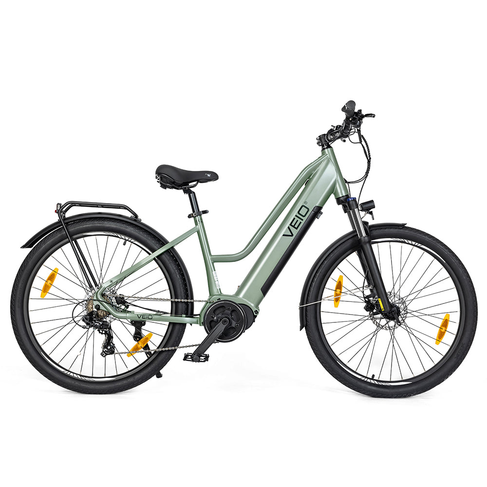 VEIO Y1 ST Electric Trekking Bike 27.5" Tires 250W Mid-Drive Motor 36V 14.5Ah Battery