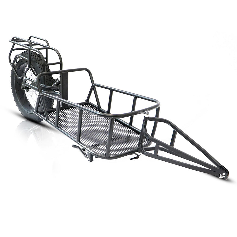 OOLACTIVE One-Wheel Fat Tire Unicycle Heavy Duty Cargo Trailer Wheelbarrow Transporter SB T147