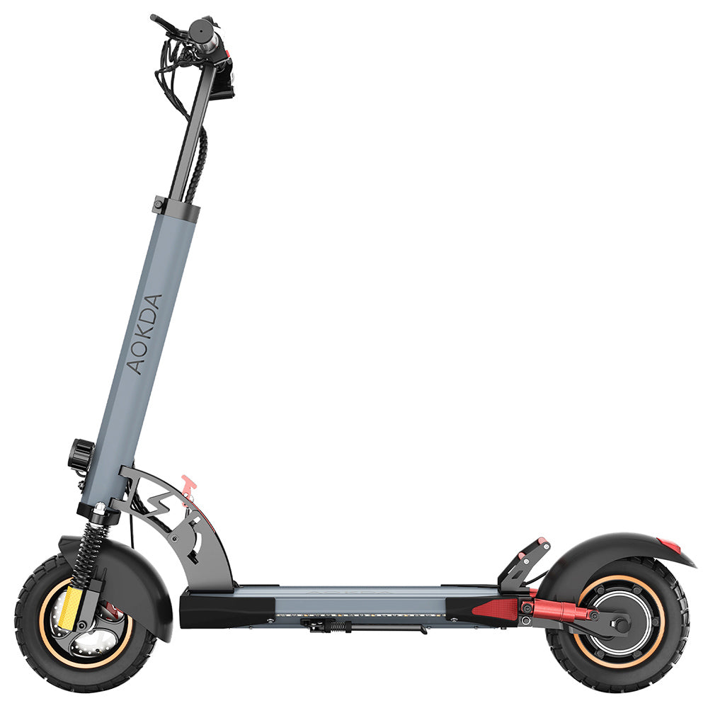 AOKDA A1 Electric Scooter 10" Off-Road Tires 800W Motor 48V 12.5Ah Battery