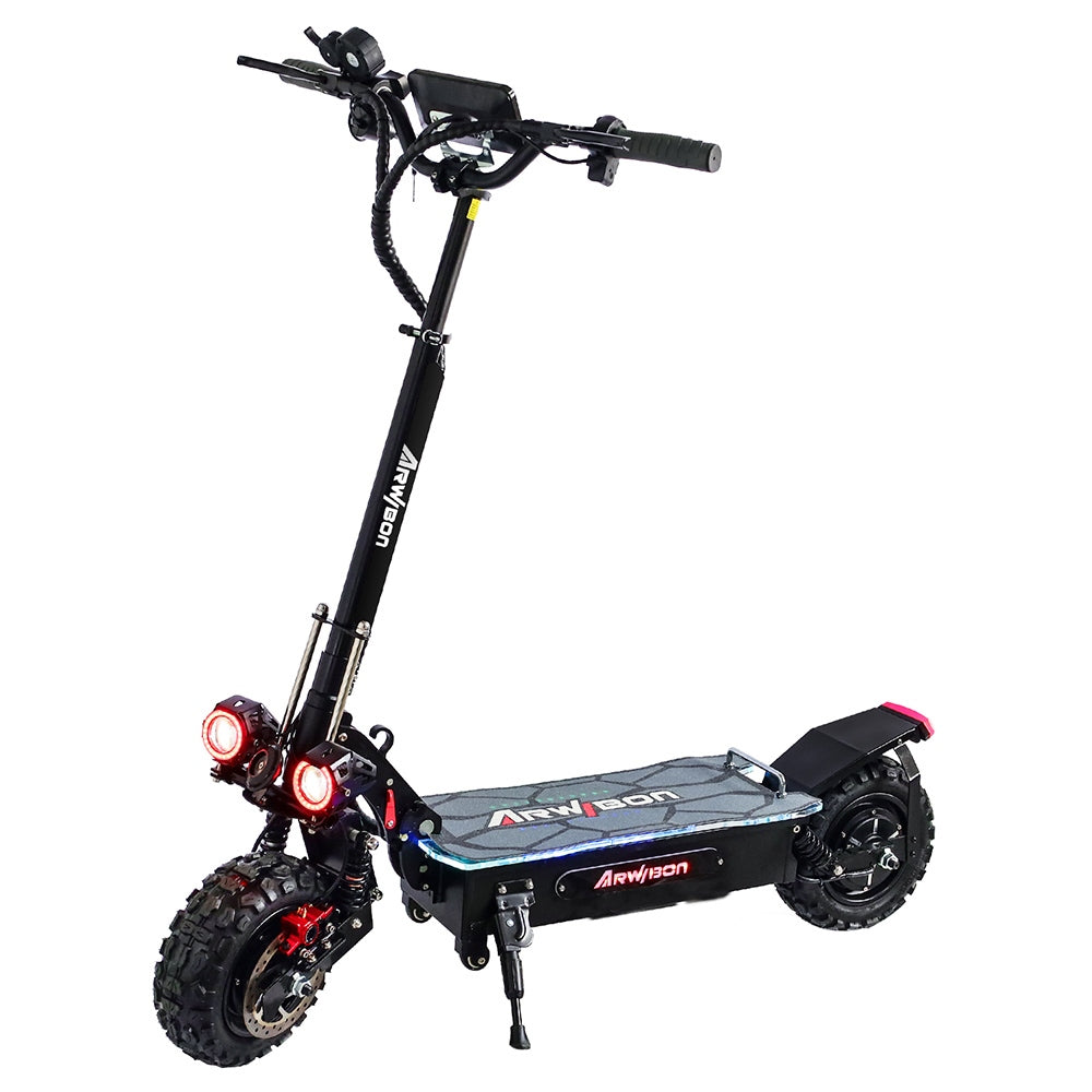 Arwibon Q06 Pro Electric Scooter 11" Tires Dual 2800W Motors 60V 27Ah Battery