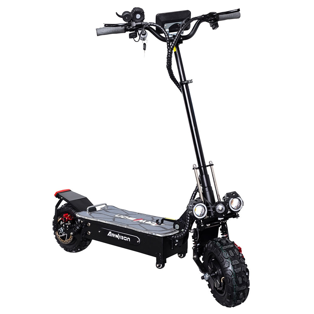 Arwibon Q06 Pro Electric Scooter 11" Tires Dual 2800W Motors 60V 27Ah Battery