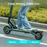 Ausom GX1 Electric Scooter with NFC 9" Tires 500W Motor 48V 15.6Ah Battery