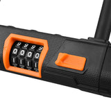 Bicycle U Lock Anti-theft Password Lock for Bikes, Motorcycles, Scooters