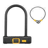 Bicycle U Lock Anti-theft Password Lock for Bikes, Motorcycles, Scooters